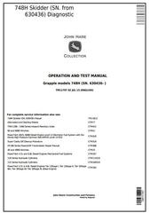 TM11797 - John Deere 748H (SN.630436-) Grapple Skidder Diagnostic, Operation & Test Service Manual