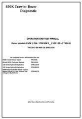 TM12043 - John Deere 850K Crawler Dozer (PIN: 1T0850KX__E178122-271265) Diagnostic, Test Service Manual