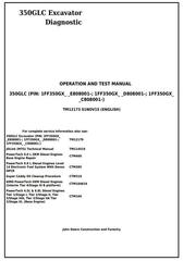 TM12173 - John Deere 350GLC Excavator Diagnostic, Operation and Test Service Manual