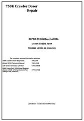 TM12269 - John Deere 750K Crawler Dozer Service Repair Technical Manual