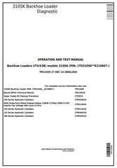 TM12459 - John Deere 310SK (iT4/S3B) Backhoe Loader (SN:E219607-) Diagnostic and Test Service Manual