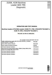 TM12487 - John Deere 310SK, 410K Backhoe Loader w.TMC (iT4/S3B) Diagnostic and Test Service Manual