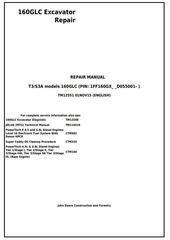 TM12551 - John Deere 160GLC (PIN: 1FF160GX__D055001-) T3/S3A Excavator Service Repair Manual