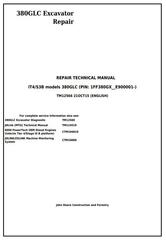 TM12566 - John Deere 380GLC Excavator (PIN: 1FF380GX__E900001-) iT4/S3B Service Repair Manual