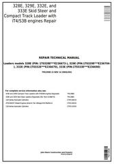 TM12808 - John Deere 328E, 329E, 332E, 333E Skid Steer and Compact Track Loaders Service Repair Manual
