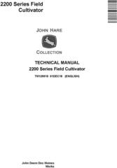 John Deere 2200 Series Field Cultivator Technical Manual (TM129919)