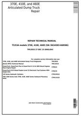 TM13032 - John Deere 370E, 410E, 460E ADT 1DW410E___DXXXXXX- (T3/S3A) Repair Technical Manual