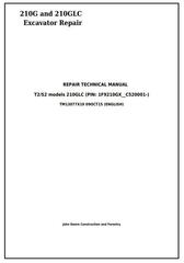 TM13077X19 - John Deere 210G, 210GLC (PIN: 1F9210GX__C520001-) T2/S2 Excavator Service Repair Manual