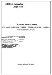 TM13102X19 - John Deere E300LC (T2/S2) Excavator Diagnostic, Operation and Test Service Manual
