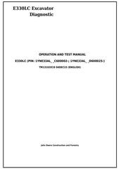 TM13103X19 - John Deere E330LC Excavator Diagnostic, Operation and Test Service Manual