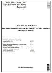 TM13117X19 - John Deere 724K 4WD Loader (SN.from C658297; D658297) Diagnostic & Test Service Manual