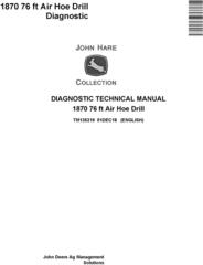 JD John Deere 1870 76 ft Air Hoe Drill Diagnostic Technical Service Manual (TM135219)