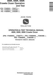 John Deere 450K, 550K, 650K (SN. F305399-) Crawler Dozer Diagnostic Technical Manual (TM14162X19)
