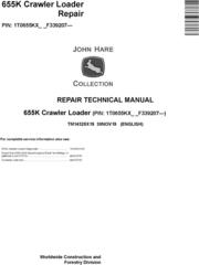 John Deere 655K Crawler Loader Repair Technical Manual (TM14325X19)