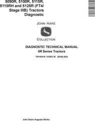 John Deere 5090R, 5100R, 5115R, 5115RH,5125R Tractors Diagnostic Technical Service Manual (TM143419)