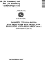 John Deere 9370R 9420R/RX 9470R/RX 9520R/RX 9570R/RX 9620R/RX Tractors Diagnostic Manual (TM146819)