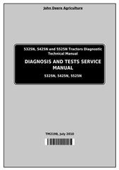 TM2198 - John Deere Tractors 5325N, 5425N and 5525N (Worldwide) Diagnostic and Tests Service Manual
