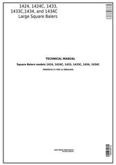 TM405619 - John Deere 1424, 1424C, 1433, 1433C, 1434, 1434C Large Square Balers Technical Service Manual