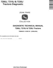 John Deere 7200J, 7215J and 7230J Tractors Diagnostic Technical Service Manual (TM805019)