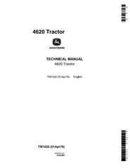 TM1030 - John Deere 4620 Tractors Diagnostic and Repair Technical Service Manual