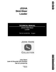 TM1157 - John Deere Skid Steer Loader Type JD24A Diagnostic and Repair Technical Service Manual