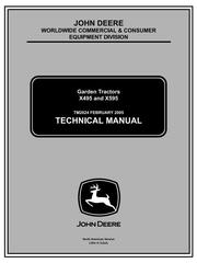 TM2024 - John Deere X495, X595 Lawn and Garden Tractors Diagnostic and Repair Technical Service Manual