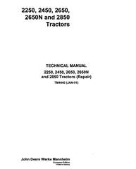 TM4440 - John Deere 2250, 2450, 2650, 2650N and 2850 Tractors Service Repair Technical manual
